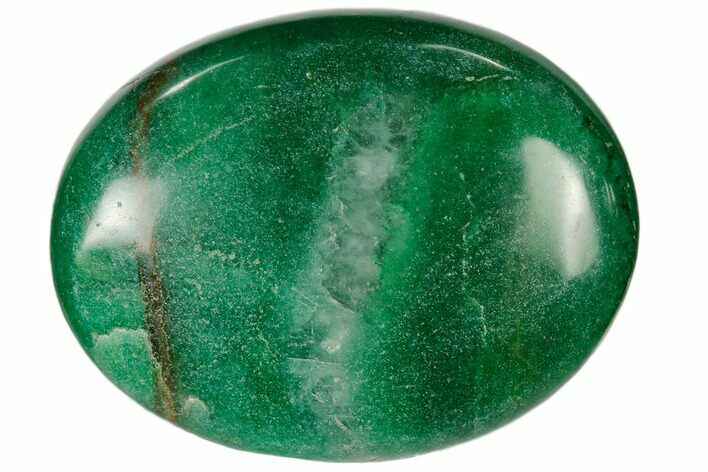 1.7" Polished Green Aventurine Pocket Stone  - Photo 1